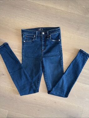 Abercrombie & Fitch Women's Dark Indigo Skinny Jeans